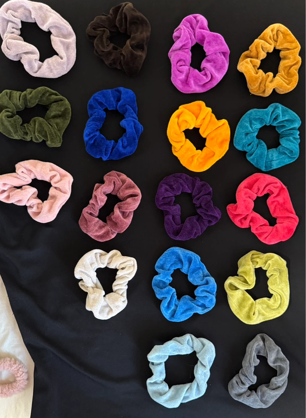 Scrunchie Hair Ties - Velvet & Fuzzy