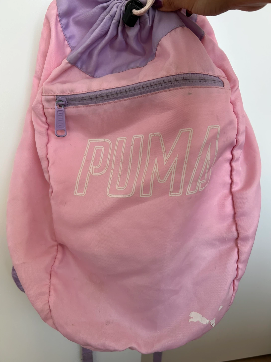 Puma Drawstring Backpack - Pink & Purple
