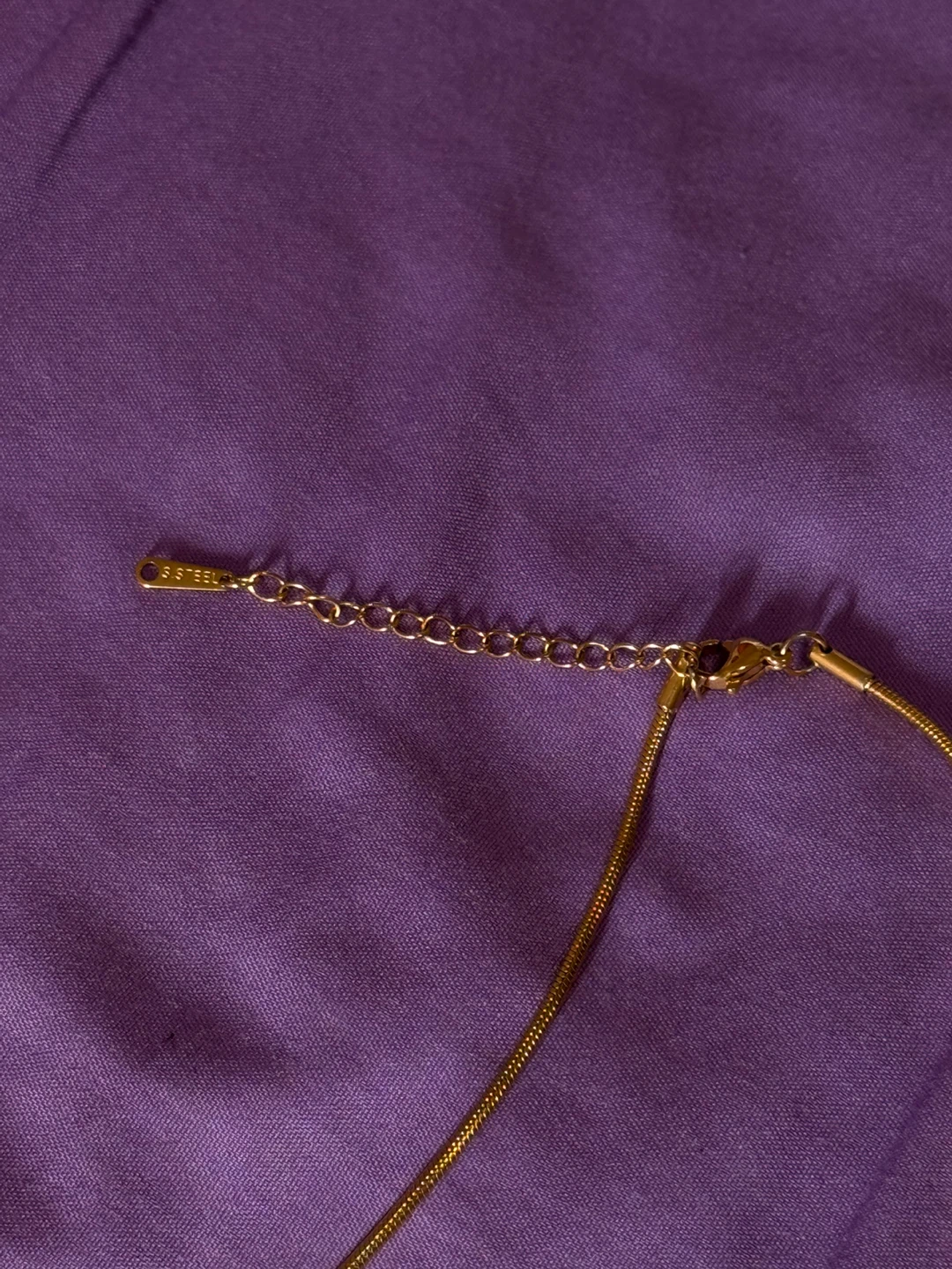 Gold Tone Snake Chain Necklace - photo 2