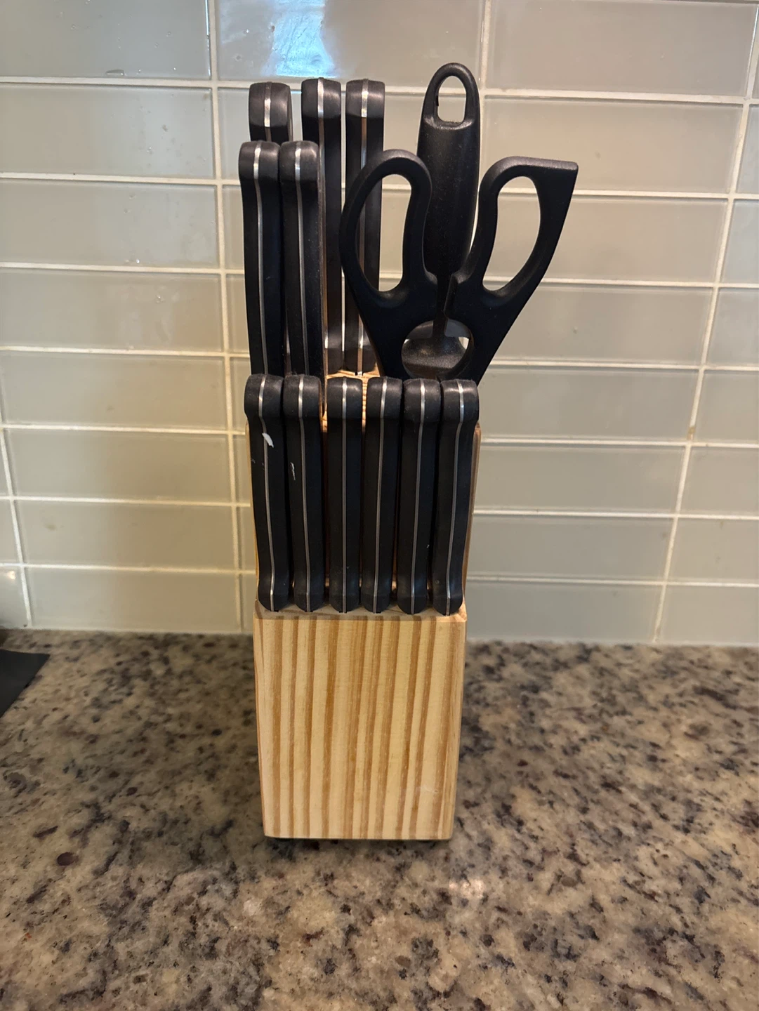 Knife Block Set with Shears