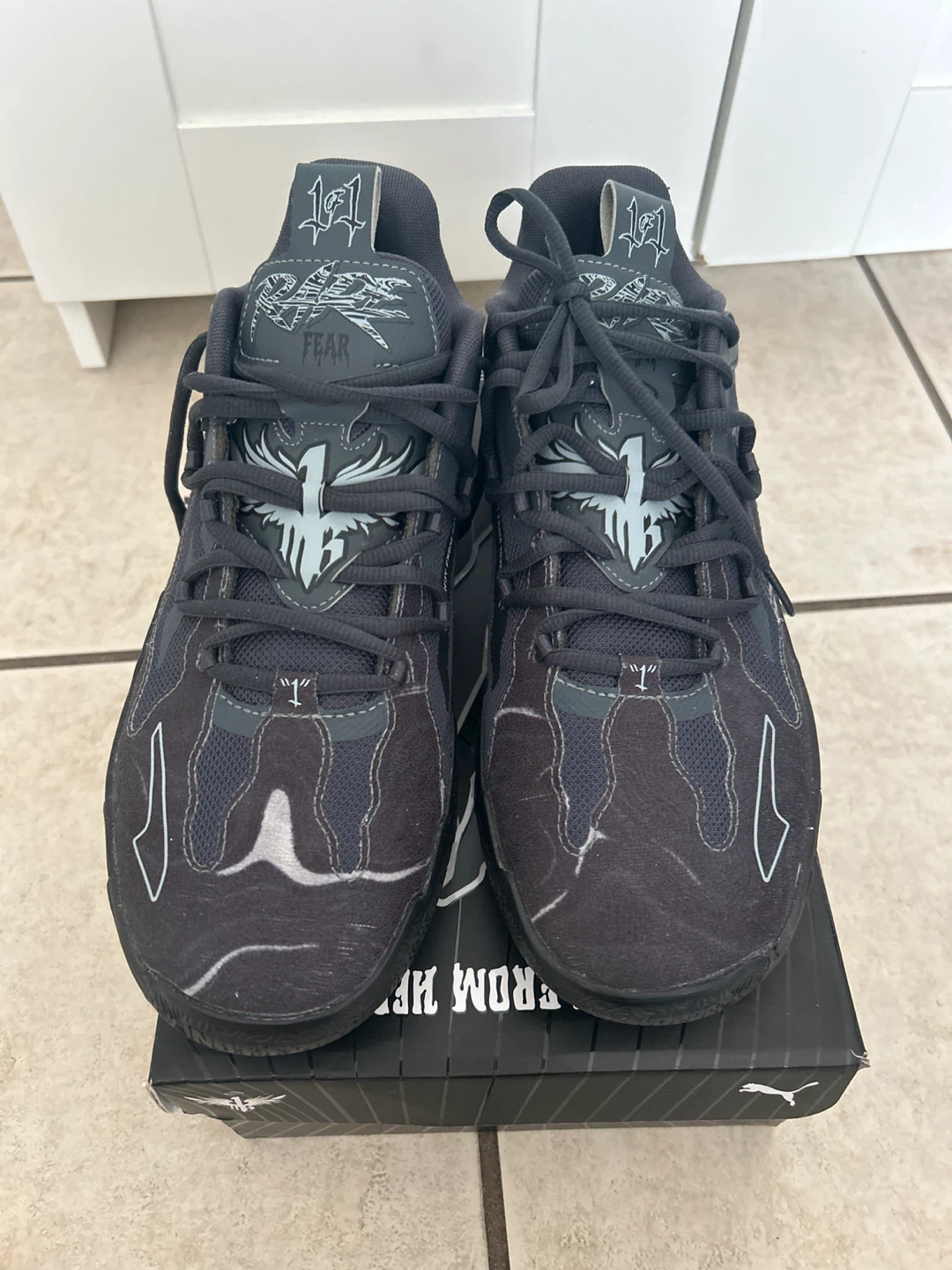 Puma MB.03 Lamelo "Not From Here" black strong gray limited