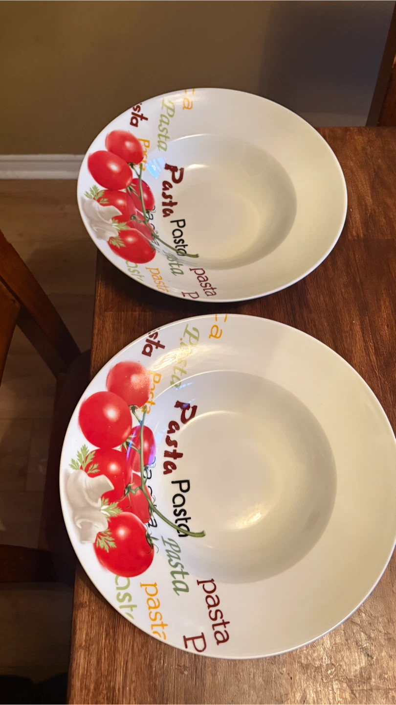 Toscana Fine Porcelain Pasta Bowls - Set of 2 - photo 3