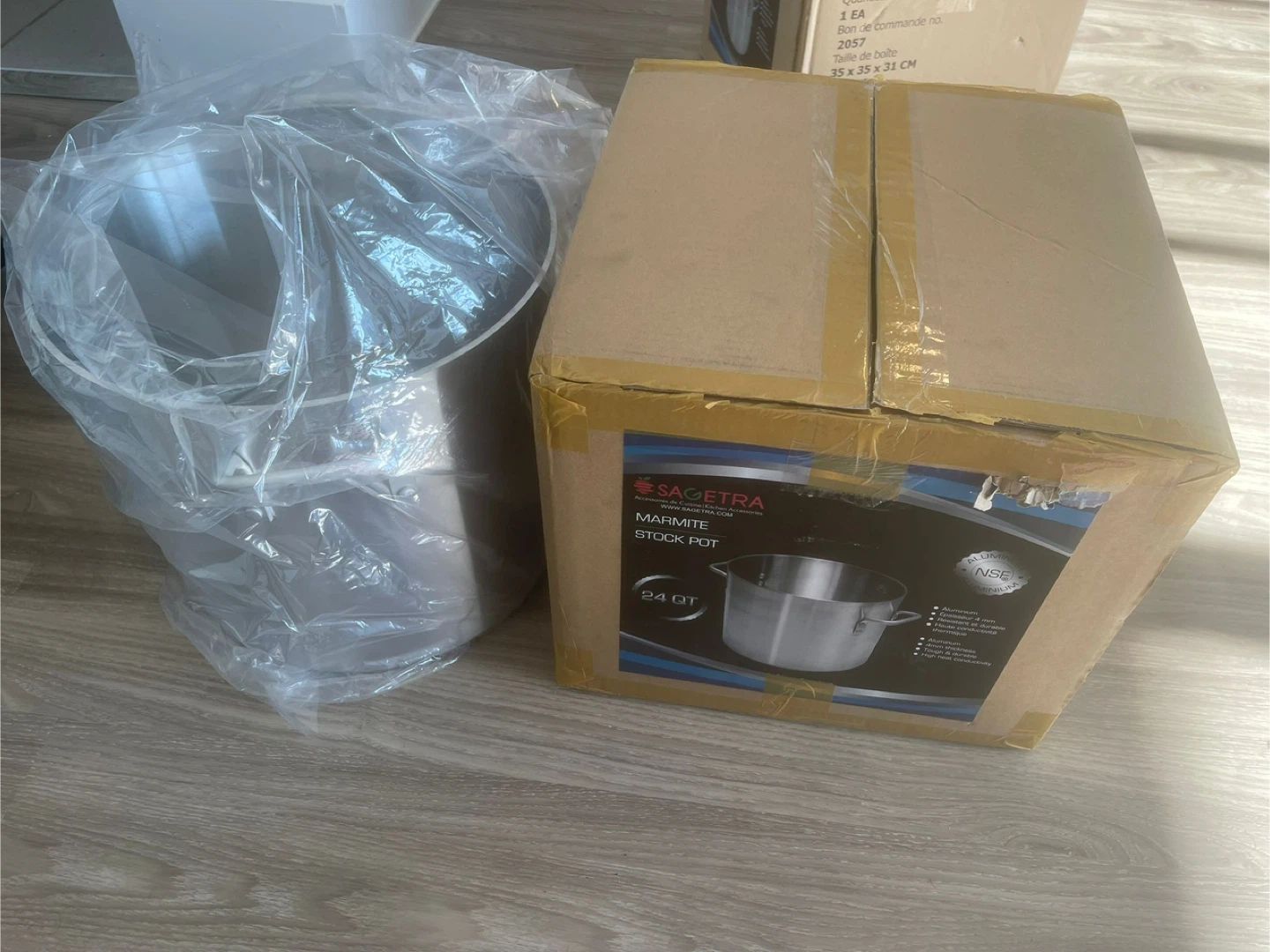 Sagetra Marmite Stock Pot - 24 Qt