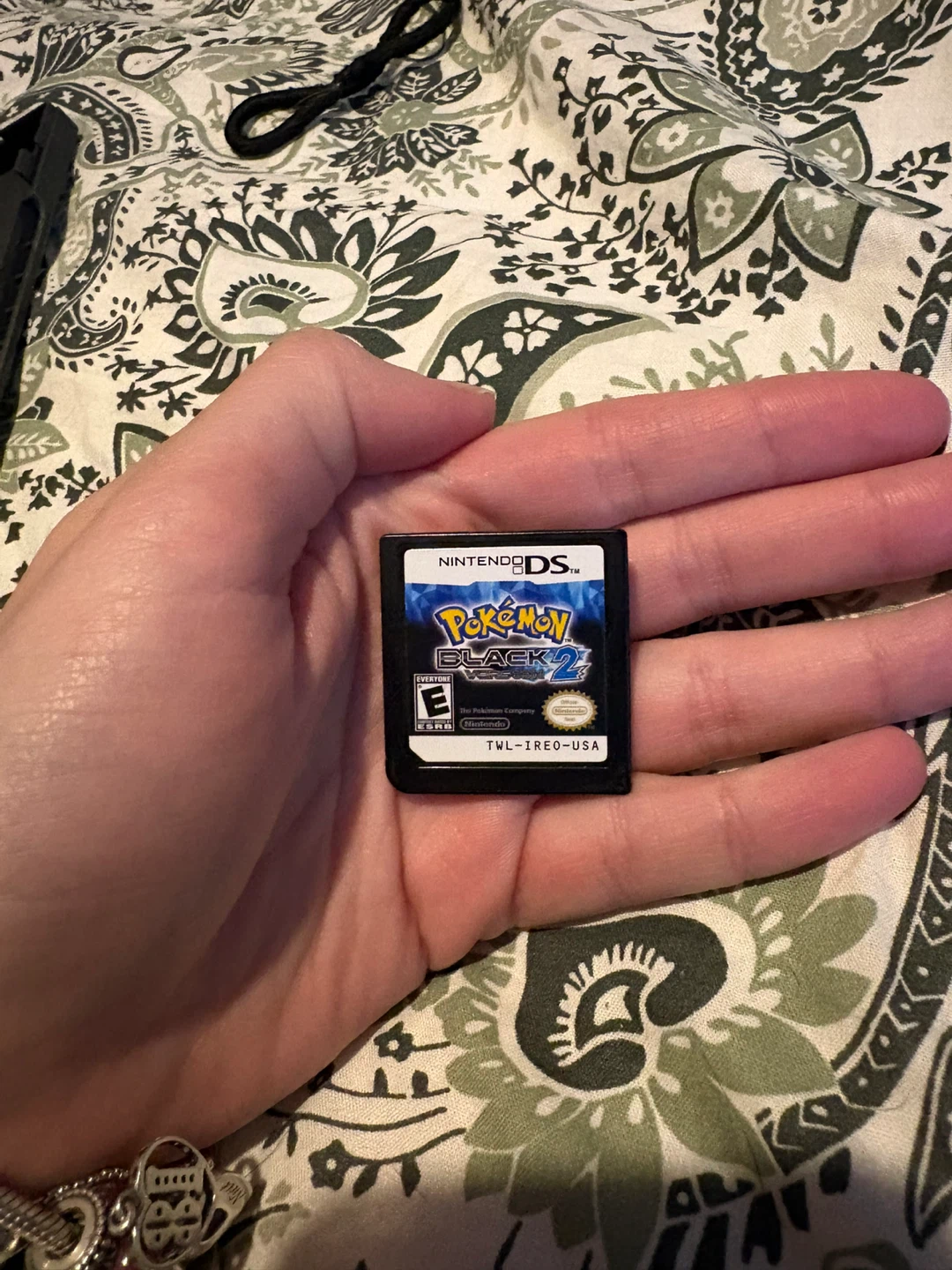 Nintendo DS Pokemon Black 2 Game Cartridge with Case and Manual