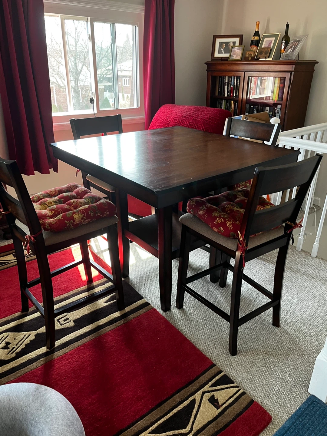 5-piece Pub-Style Counter-Height Dining Set - photo 2