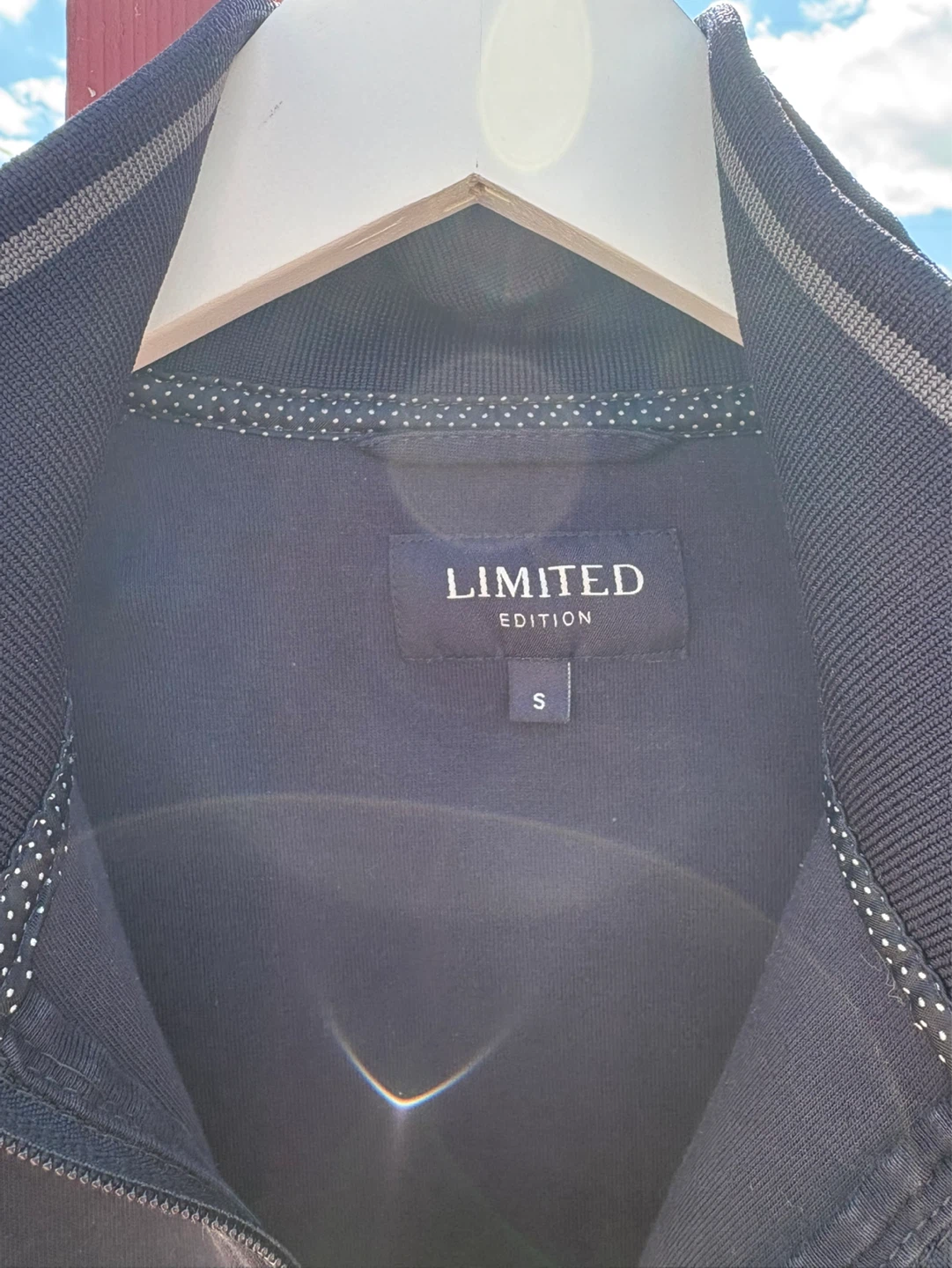 Navy Blue "Limited Edition" Track Jacket Size S - photo 3
