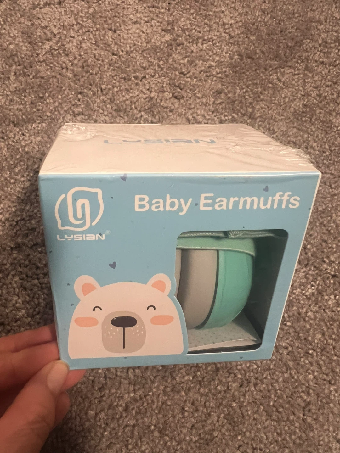 Lysian Baby Earmuffs - Blue/Green - photo 2