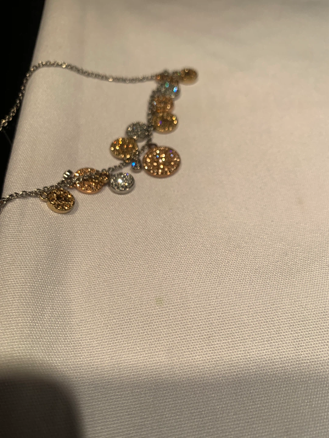 Fossil Necklace with Multi-Colored Disc Charms - photo 3