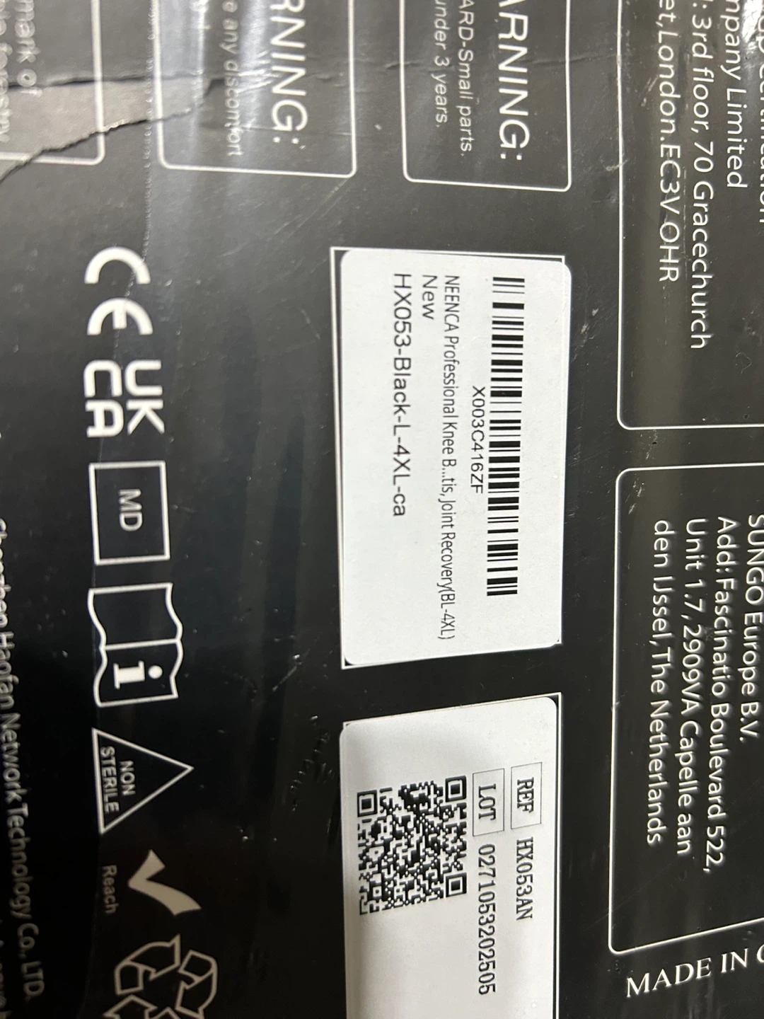 New -2 packs NEENCA Professional Knee Brace HX053 Black L-4XL - photo 4