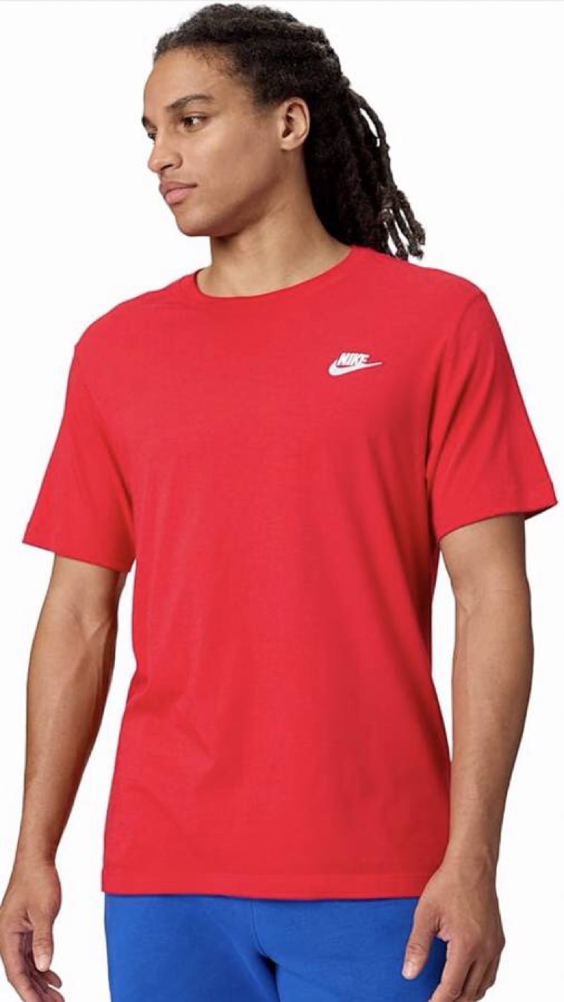 Nike Club T-shirt University Red / White