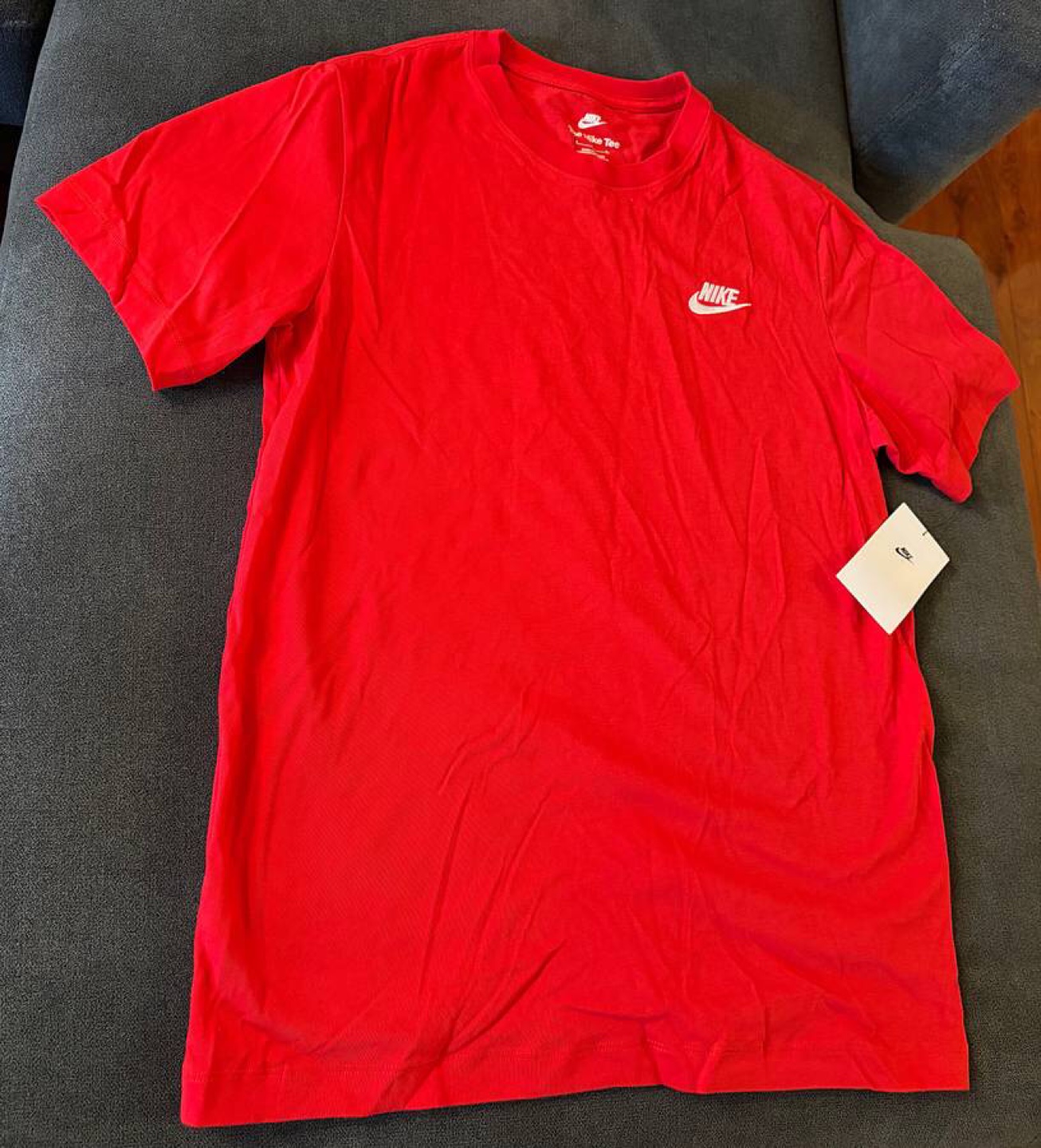 Nike Club T-shirt University Red / White - photo 2