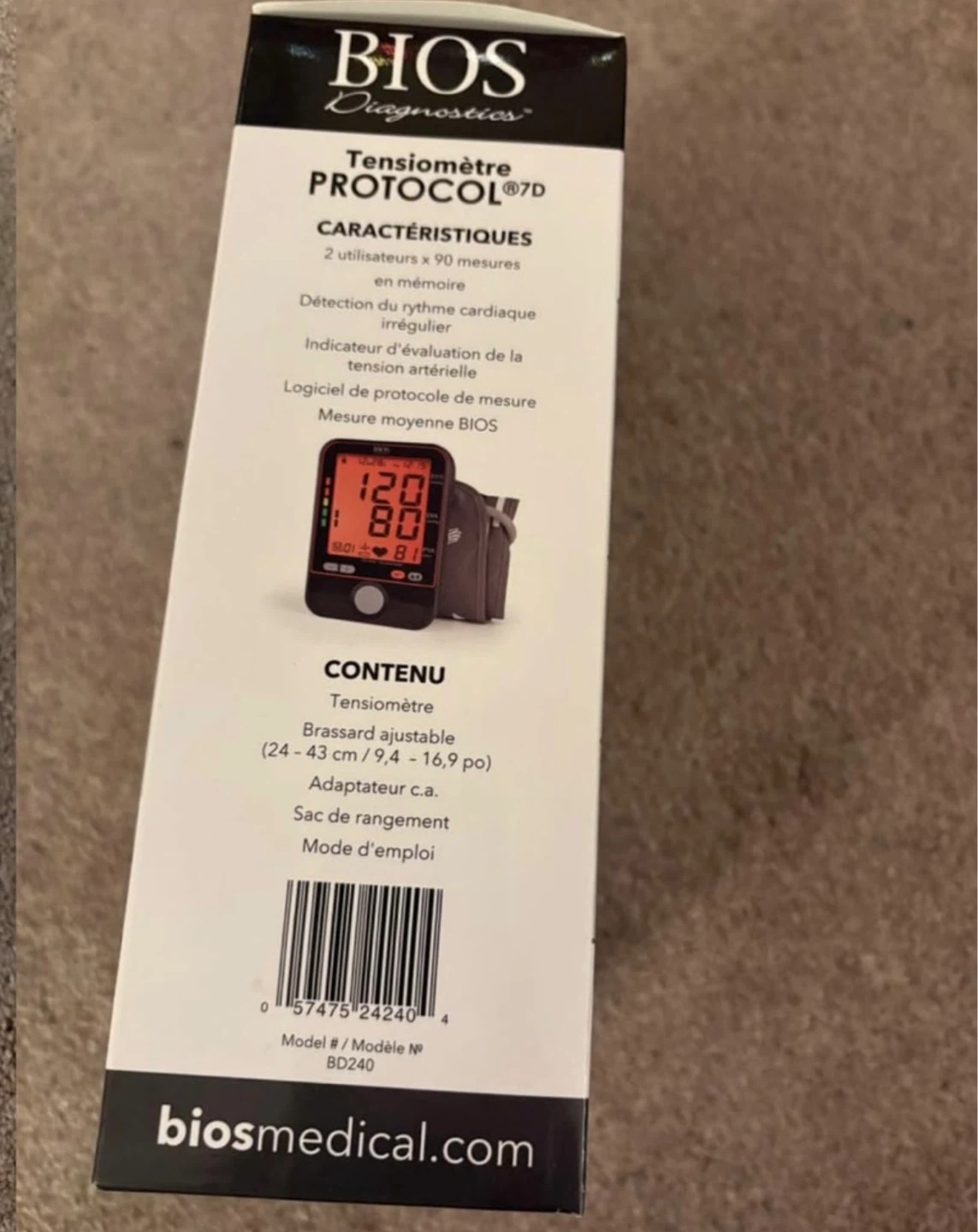bio diagnostics precision blood pressure monitor. Not used. - photo 2