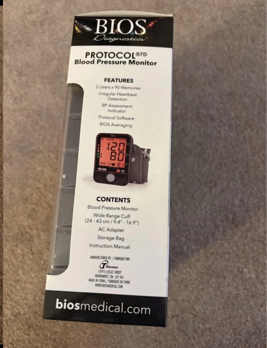 bio diagnostics precision blood pressure monitor. Not used. - photo 4