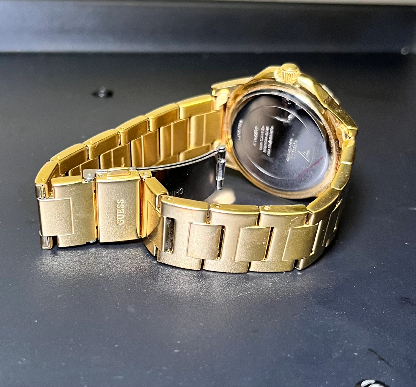GUESS Gold-Tone Crystal Accent Watch - photo 3