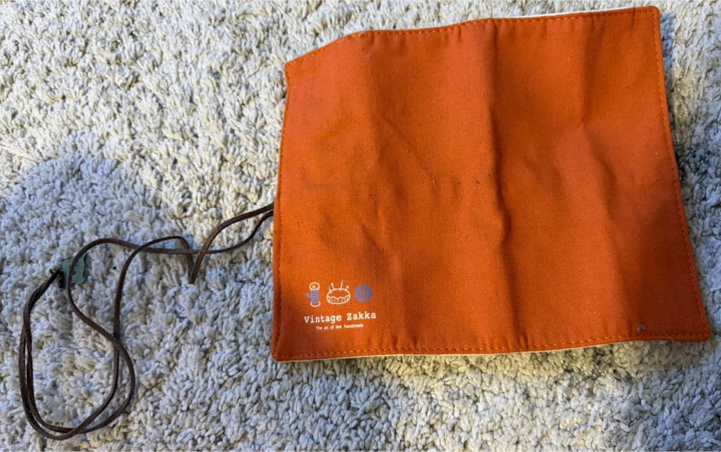 Vintage Zakka Roll-Up Pouch
