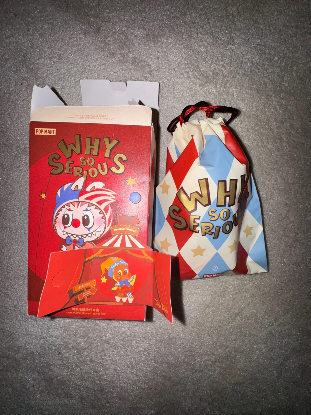 Pop Mart Why So Serious Blind Box Vinyl Plush Pendant - photo 2