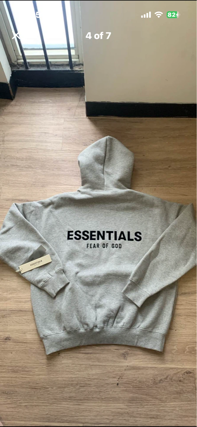 New Essentials Fear of God Grey Hoodie - photo 2