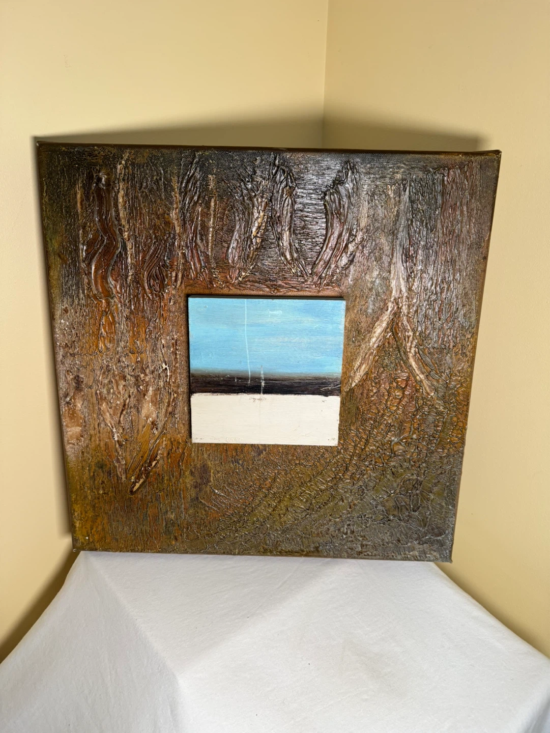 Textured Abstract Wall Art Panel - photo 2