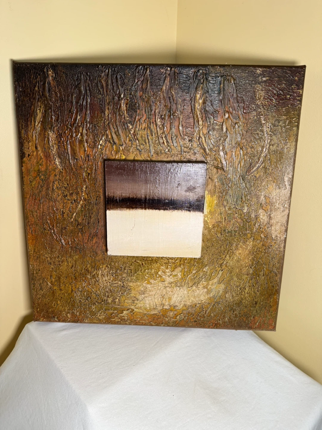 Textured Abstract Wall Art Panel - photo 3