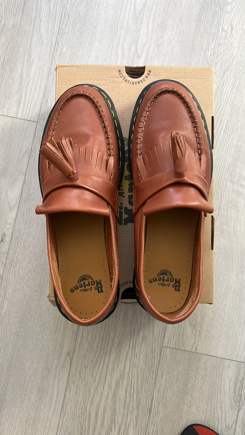 Dr. Martens Brown Leather Tassel Loafers