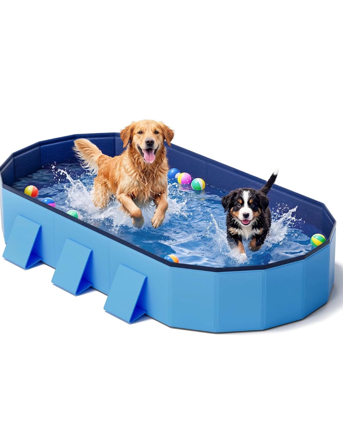 Dog Pool 71” - New, Extra Large, Foldable