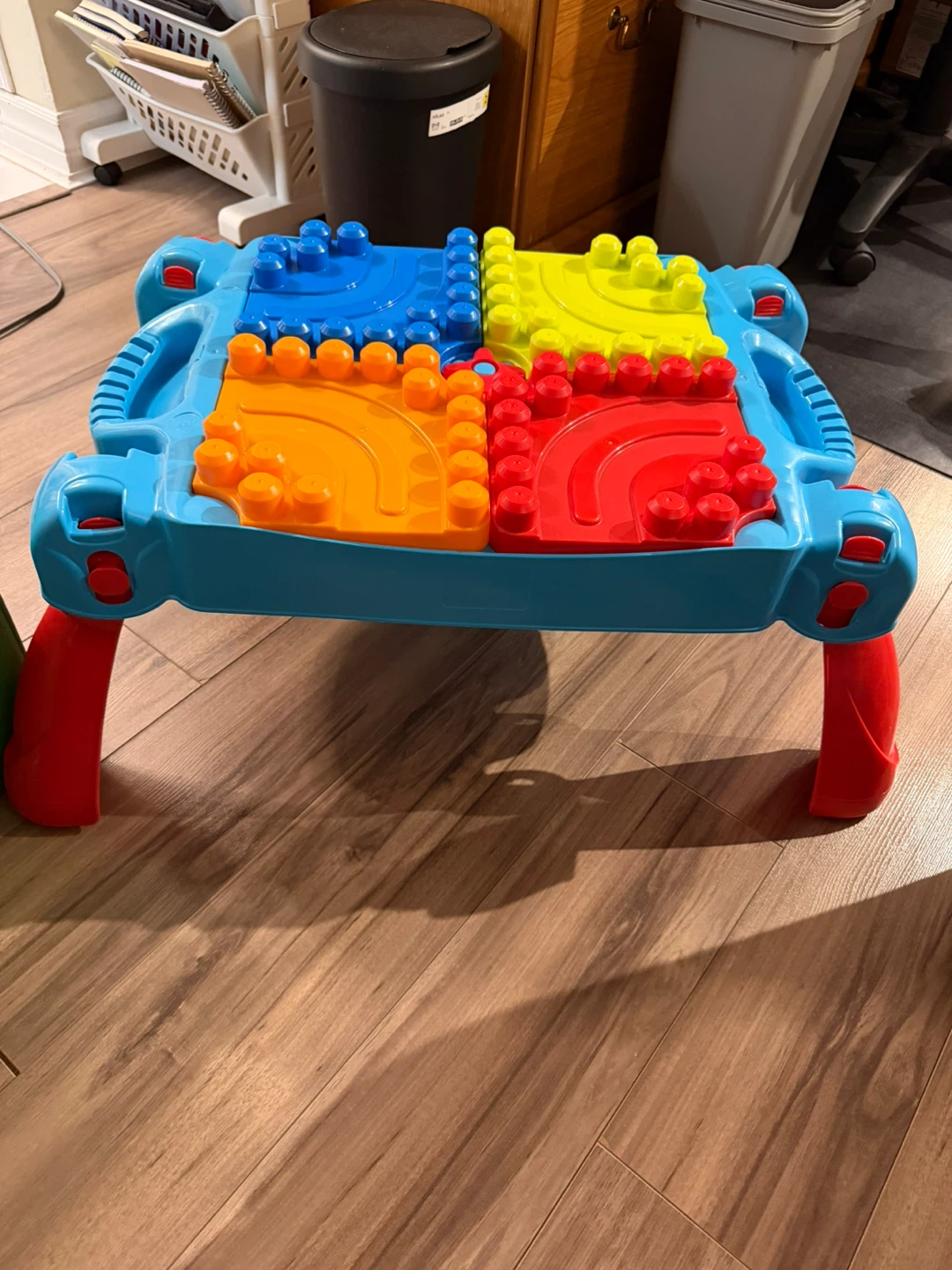 Kids Building Block Activity Table and Blocks