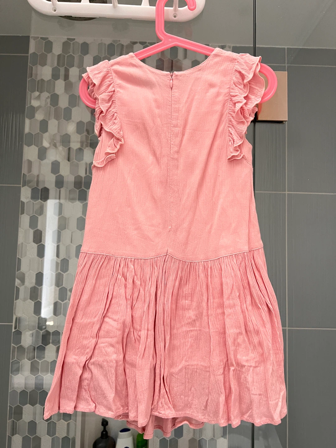 Pink Ruffle Sleeve Dress - photo 2