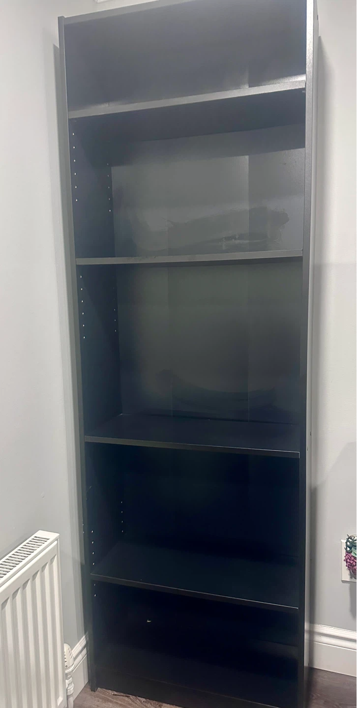 Black tall bookshelf - photo 3
