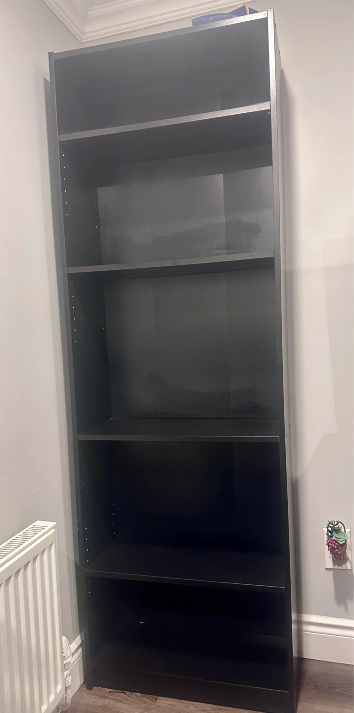 Black tall bookshelf - photo 4