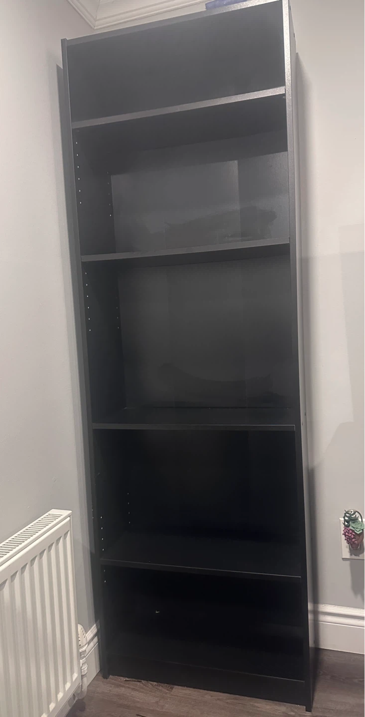 Black tall bookshelf - photo 2