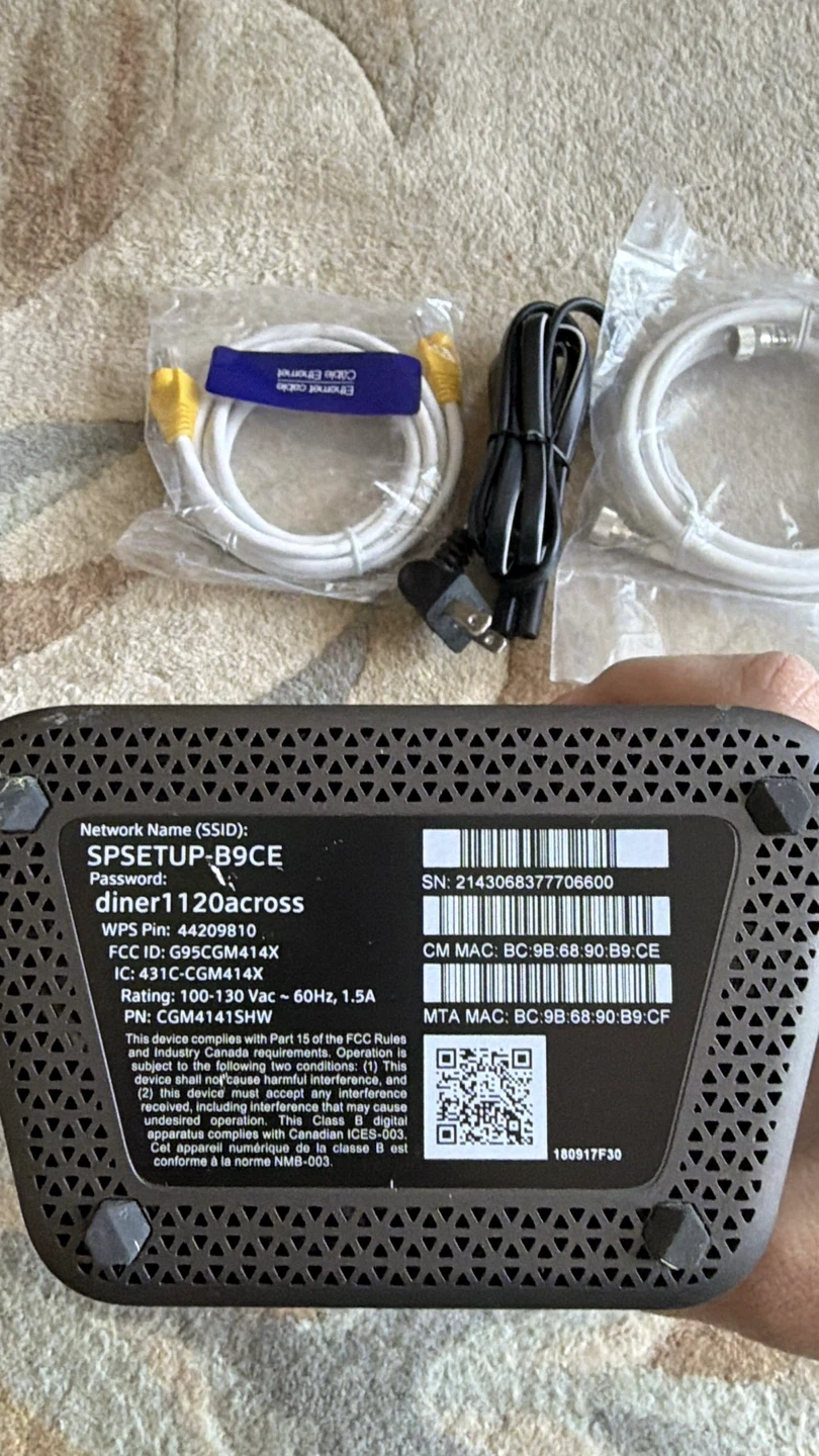 Rogers / Shaw CGM4141SHW XB6 Modem Router Gateway - photo 3