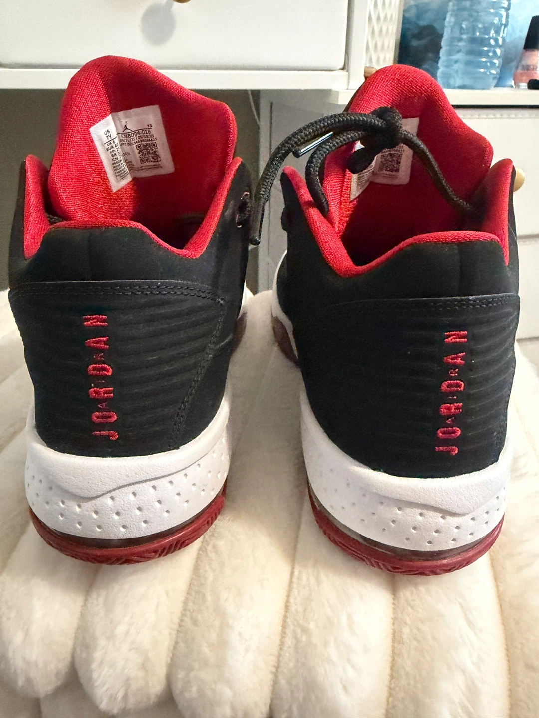 Jordan Sneakers Black Red - photo 4