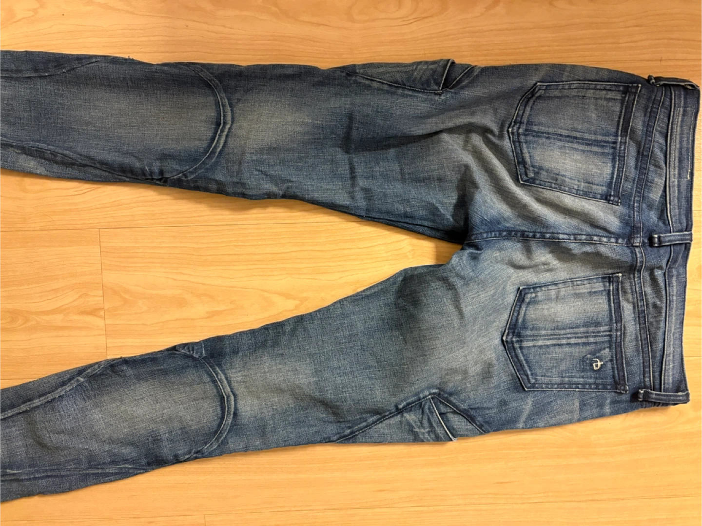 Rag & Bone Distressed Moto Jeans - photo 2