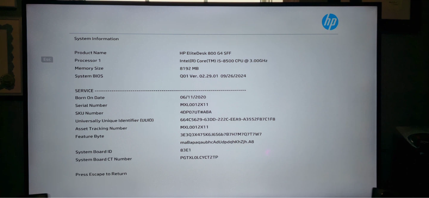 HP EliteDesk 800 G4 SFF Desktop PC - Intel Core i5 - photo 5