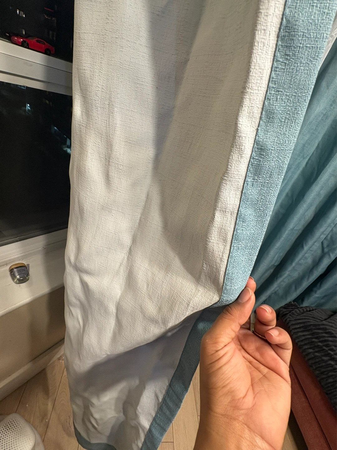 Teal  blackout curtains - photo 2