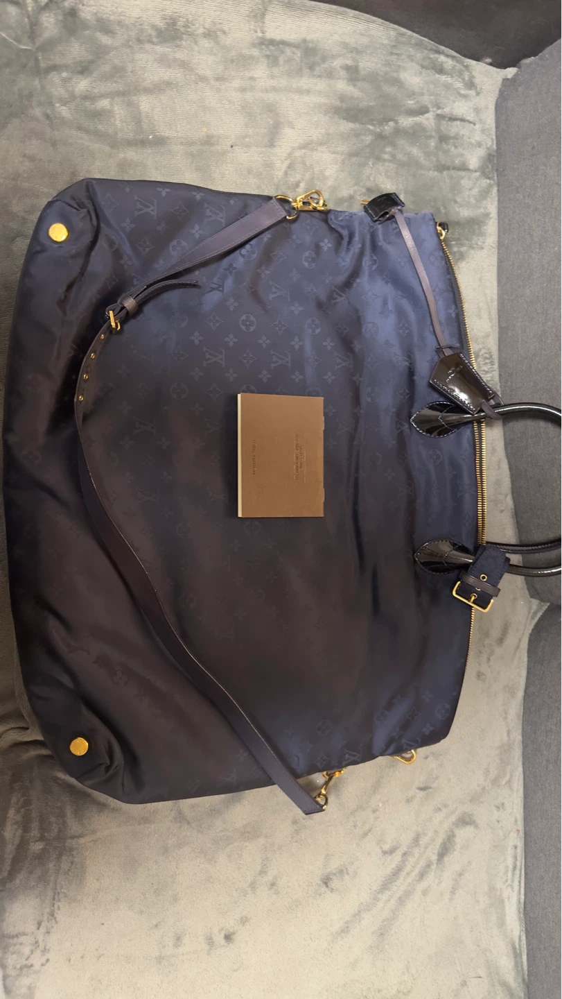 Louis Vuitton "Delfine" Navy Monogram Tote Bag - photo 4