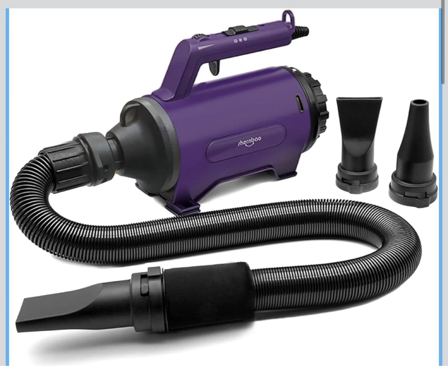 Shernbao blow vacuum mini portable dryer, pet dryer - photo 2