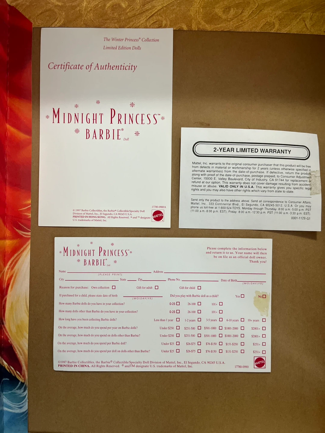 Vintage 1997 Midnight Princess Barbie – Limited Edition (In Box) - photo 4
