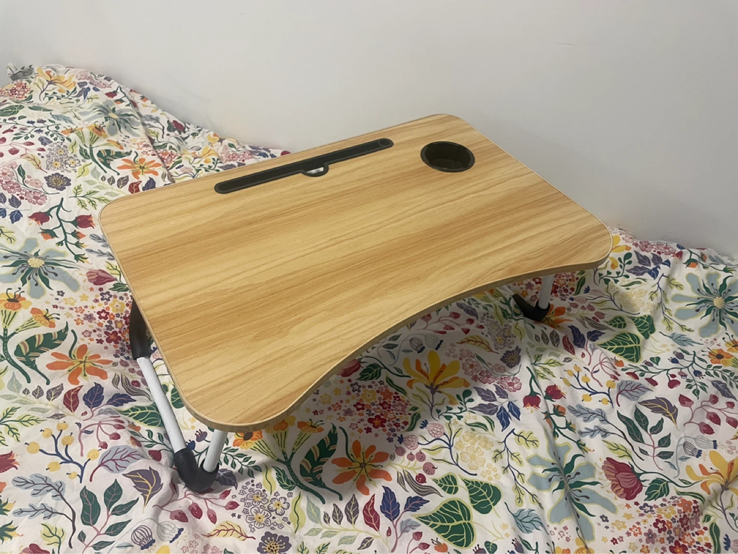 Folding Lap Desk with Cup Holder