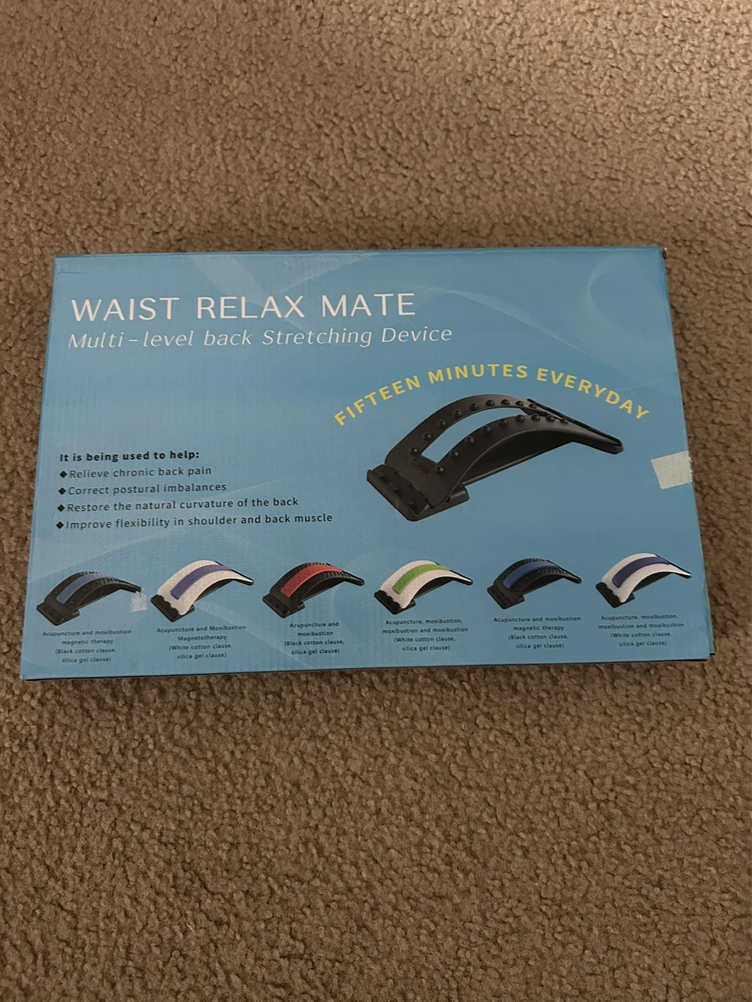 Waist Relax Mate Multi-level Back Stretching Device