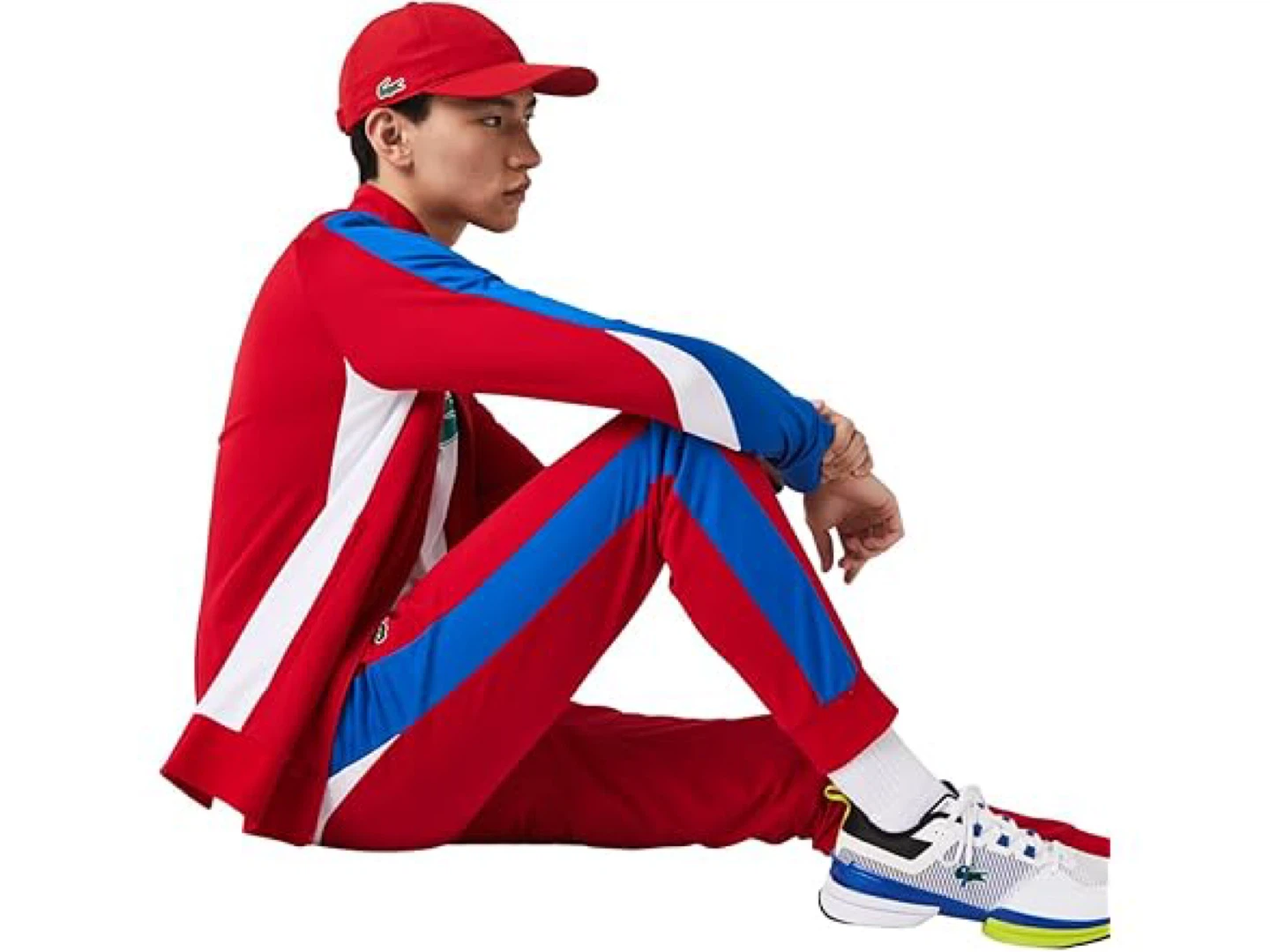 Lacoste Tracksuit Set - Red/Blue size M - photo 5