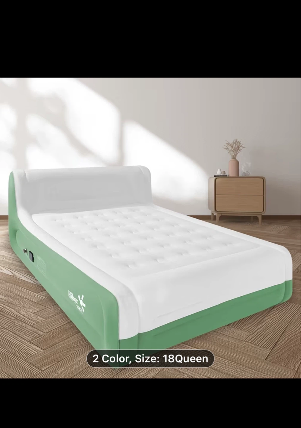 Hiker Sky 18" Queen Air Mattress with Headboard - photo 2