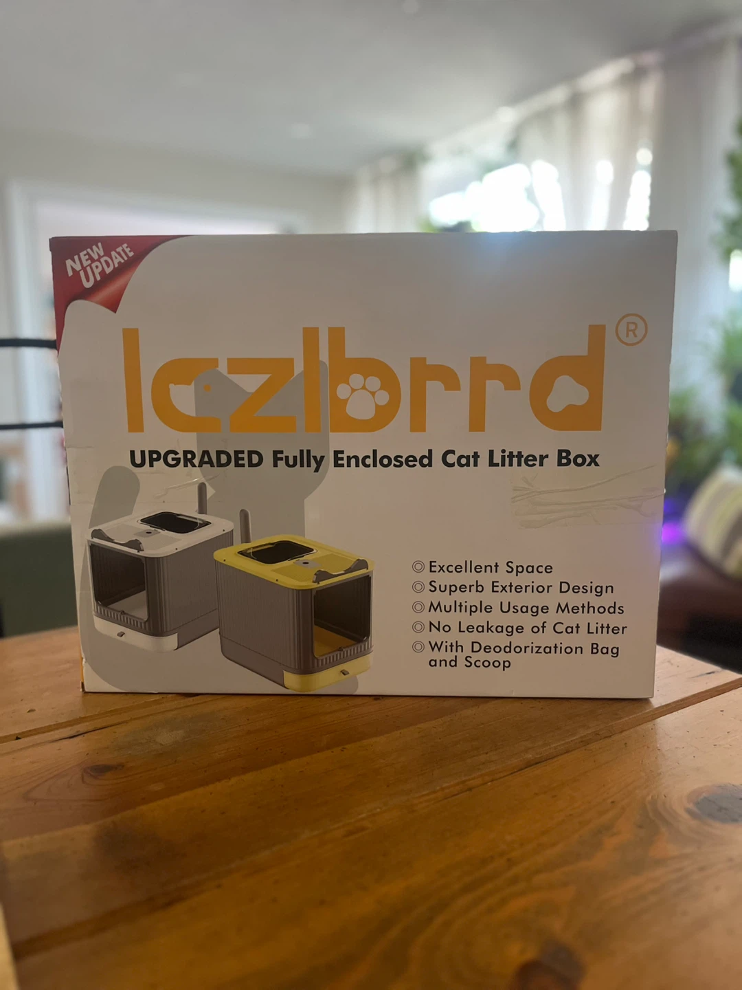 Cat Litter Box with Lid – Enclosed, Easy Clean - photo 3