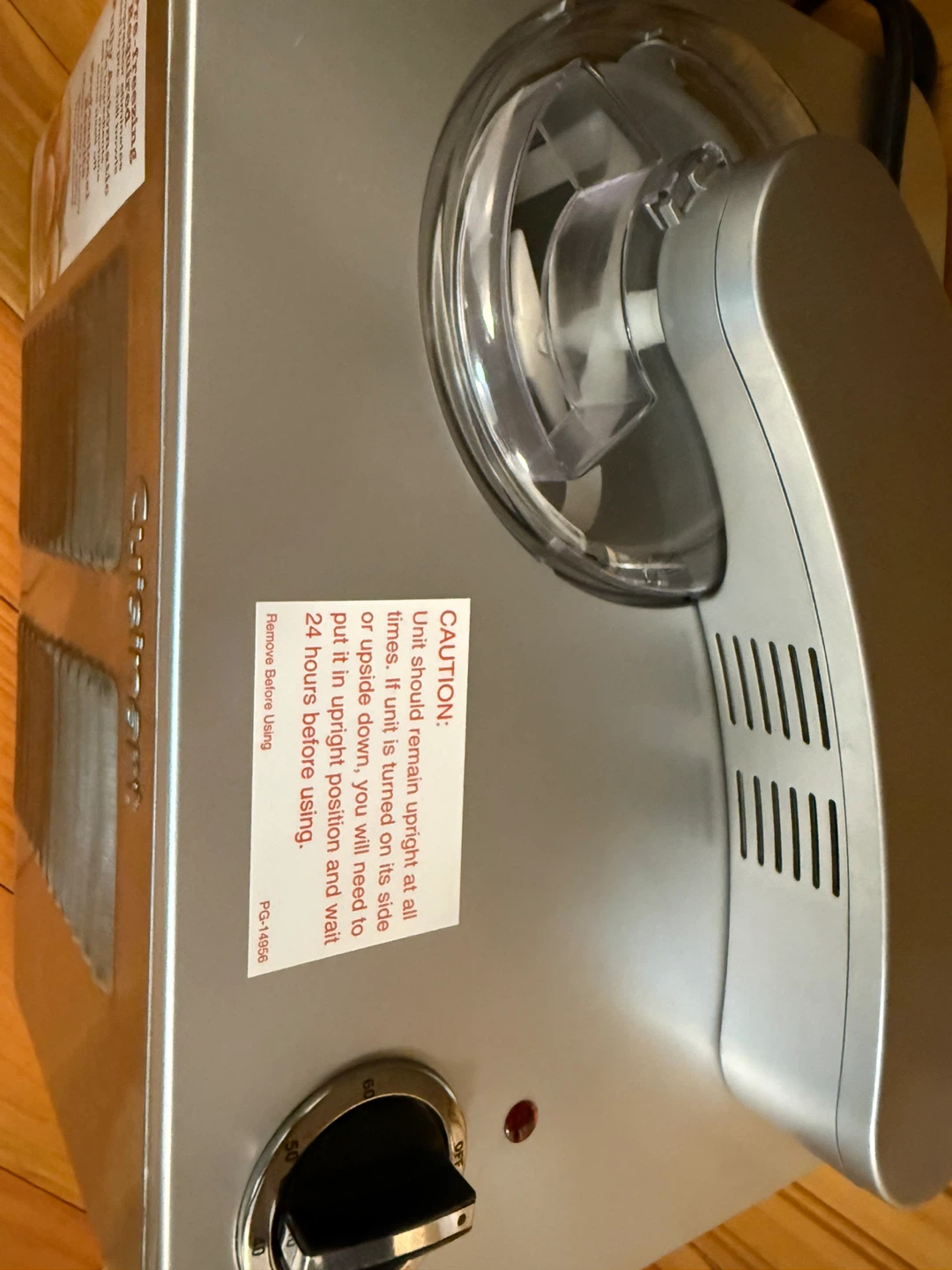 Cuisinart Ice Cream Maker - photo 3