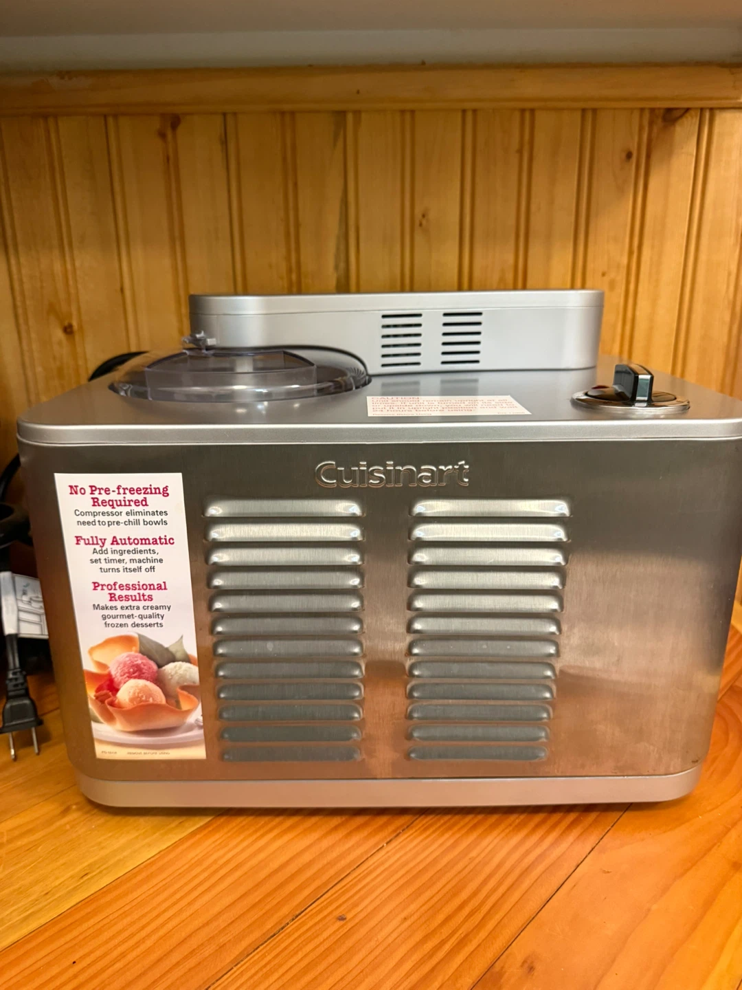 Cuisinart Ice Cream Maker - photo 2