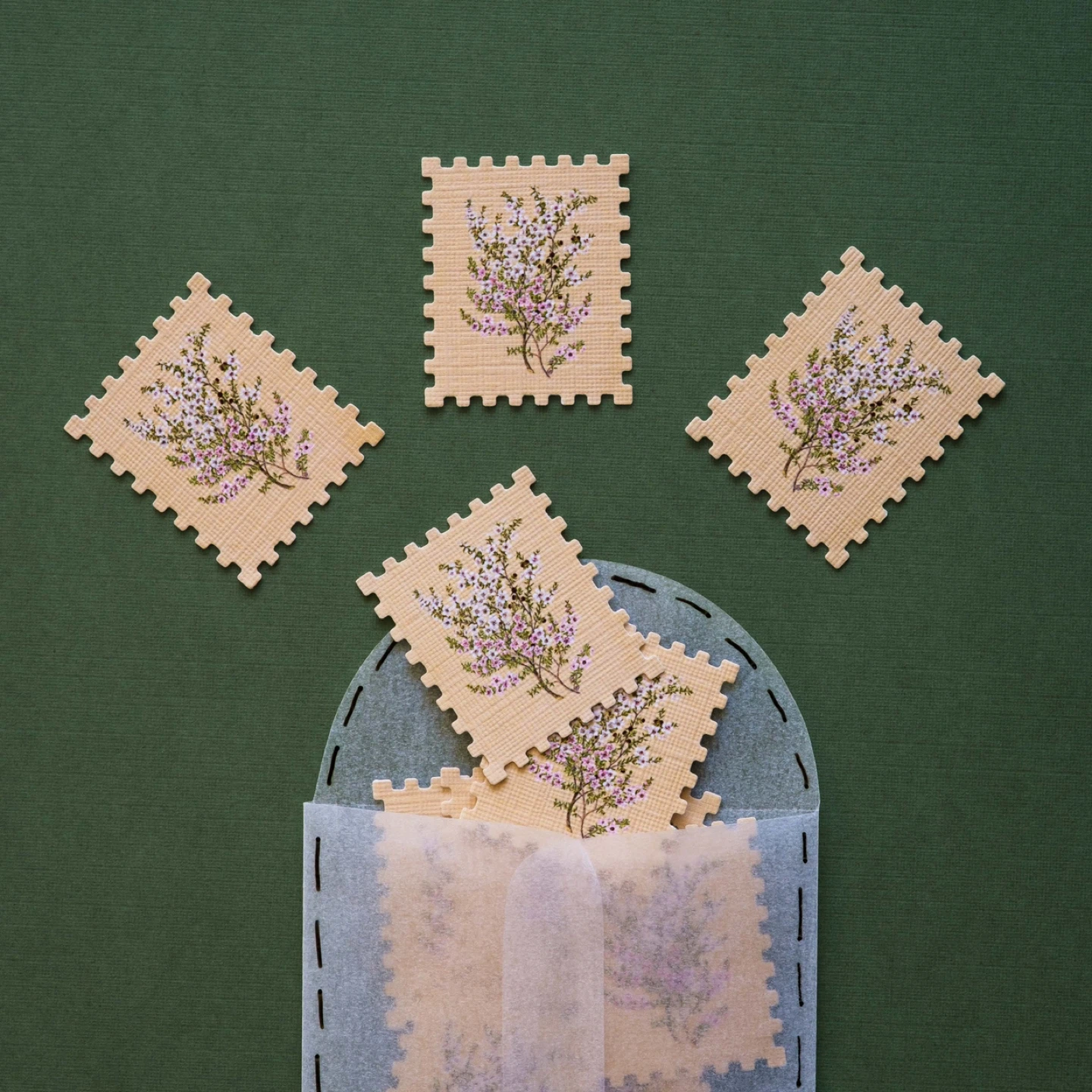 Manuka Flower Art Postage Stamp Set - photo 3