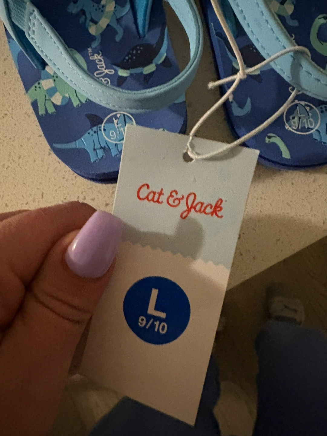 Cat & Jack Toddler Flip Flops Size L (9/10) - photo 3