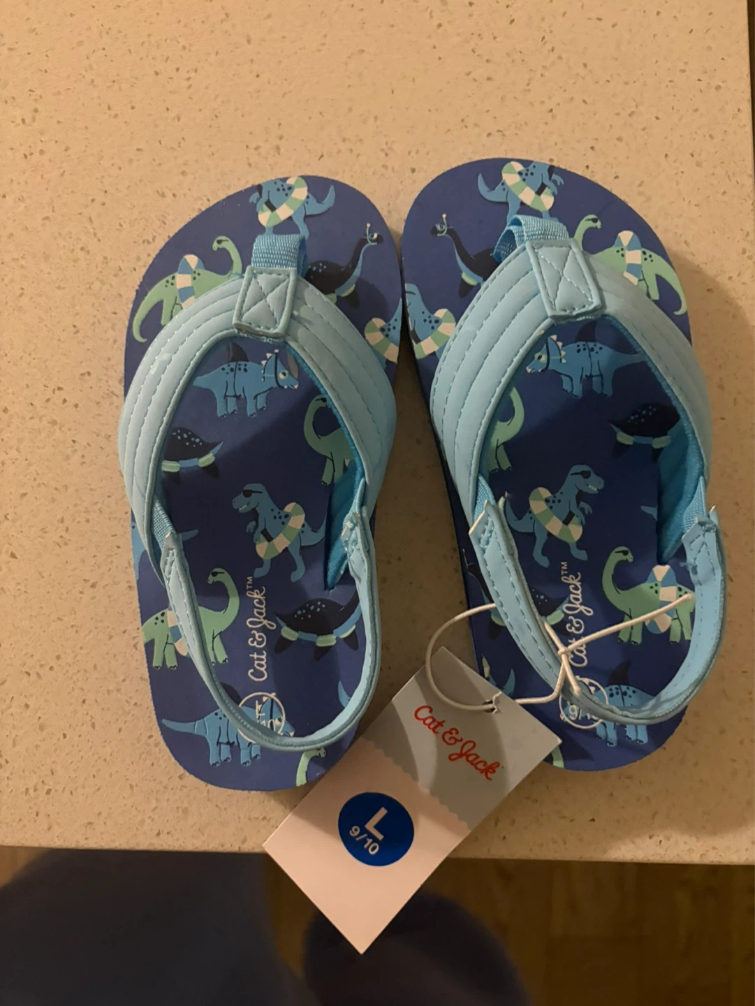 Cat & Jack Toddler Flip Flops Size L (9/10)