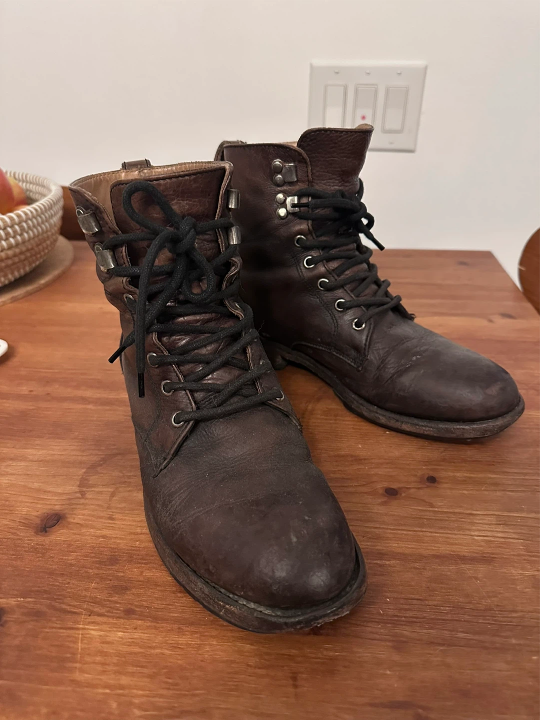 Fluevog Combat Boots M7/W9