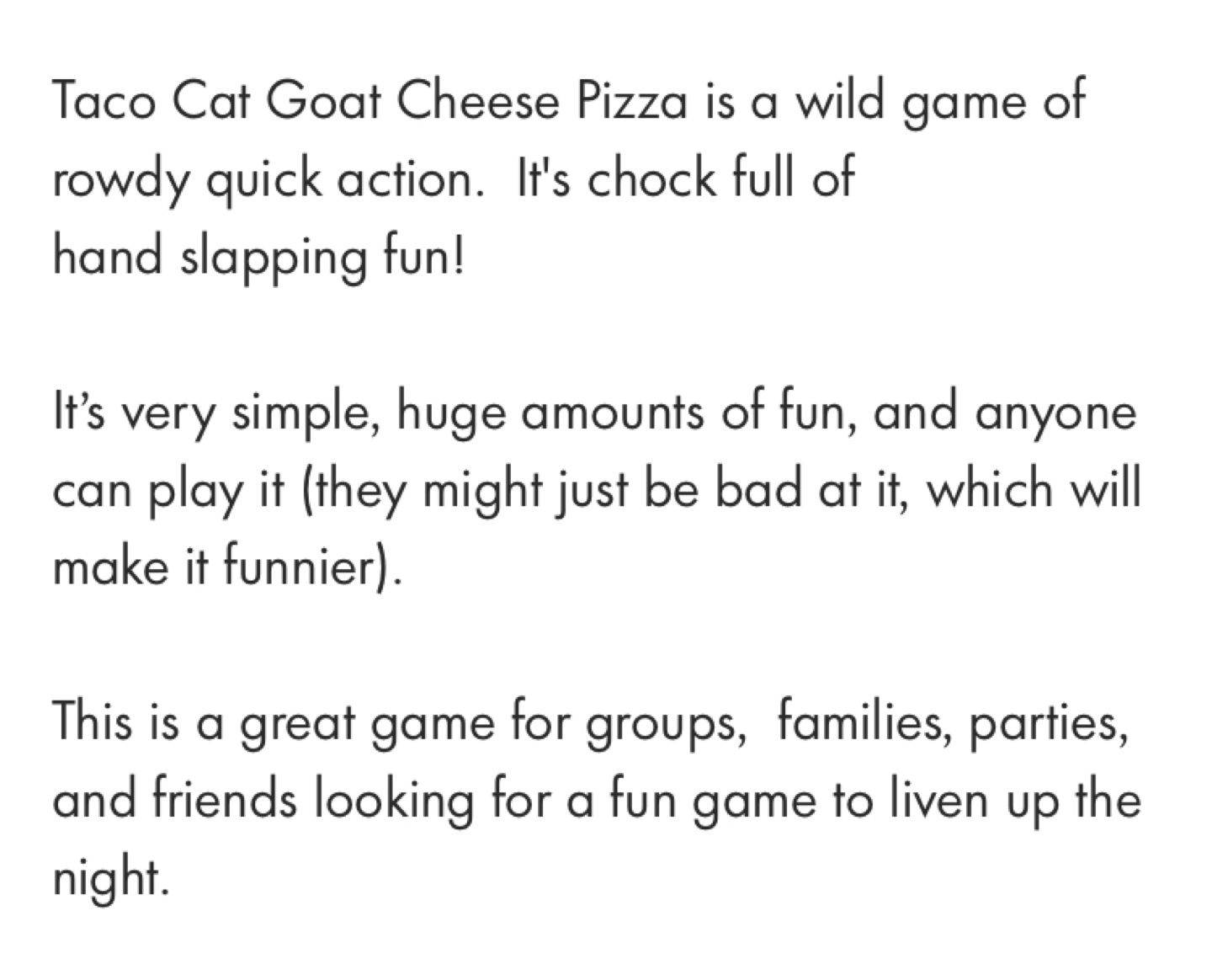 Fun Game! Taco, Cat, Goat, Cheese, Pizza - photo 3